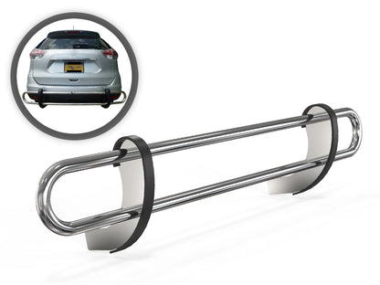 Vanguard Stainless Steel Rear Guards Rear Bumper Guards Bumper Guard for 2014-2018 nissan rogue nan