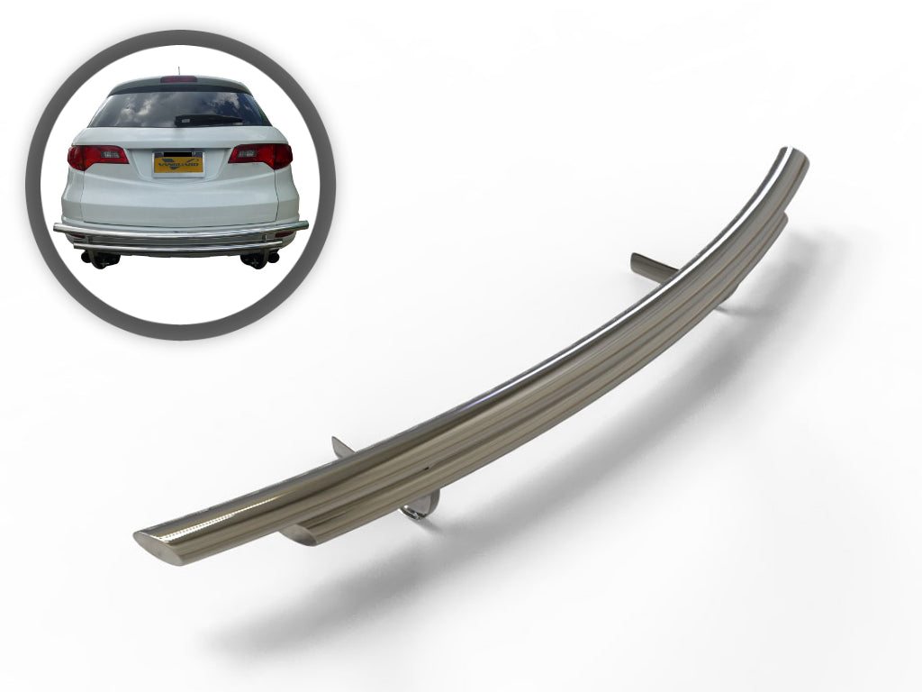 Vanguard Stainless Steel Rear Guards Rear Bumper Guards Bumper Guard for 2007-2012 acura rdx nan