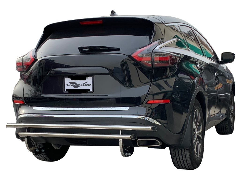 Vanguard Stainless Steel Rear Guards Rear Bumper Guards Bumper Guard for 2009-2024 nissan murano nan