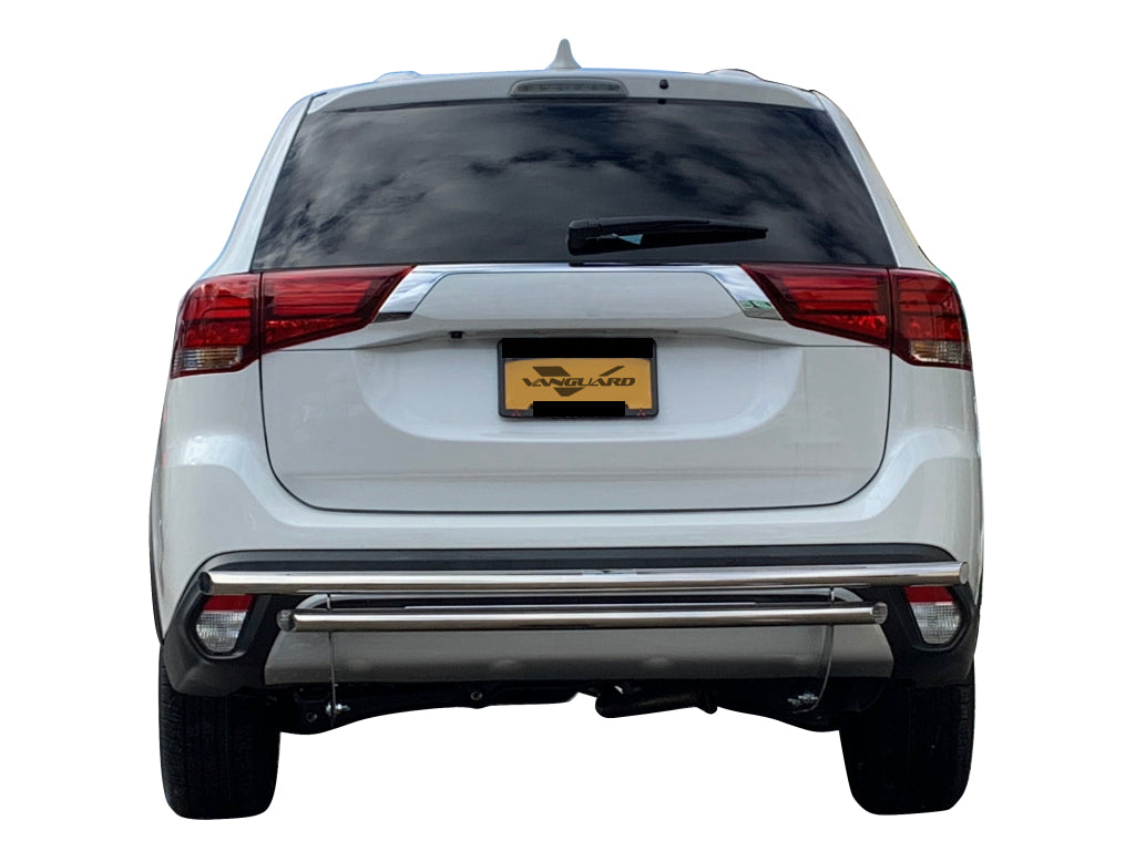 Vanguard Stainless Steel Rear Guards Rear Bumper Guards Bumper Guard for 2014-2021 mitsubishi outlander sport nan
