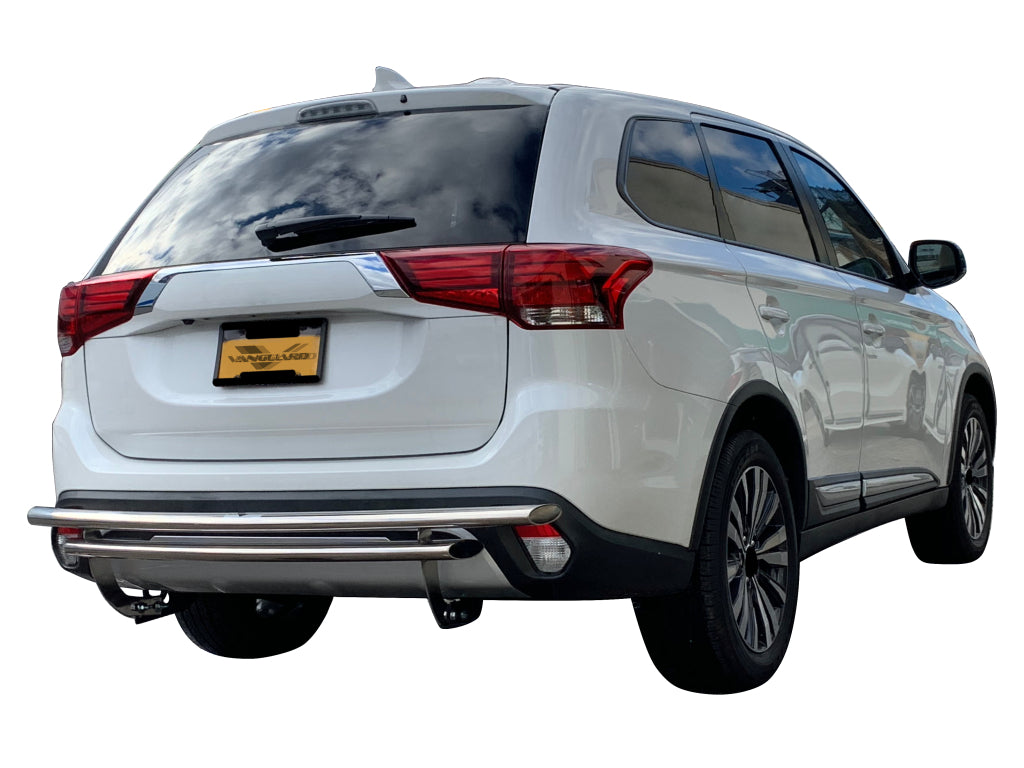 Vanguard Stainless Steel Rear Guards Rear Bumper Guards Bumper Guard for 2014-2021 mitsubishi outlander sport nan