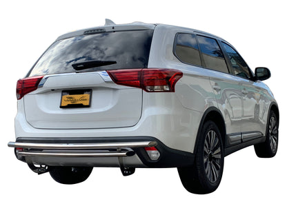 Vanguard Stainless Steel Rear Guards Rear Bumper Guards Bumper Guard for 2014-2021 mitsubishi outlander sport nan