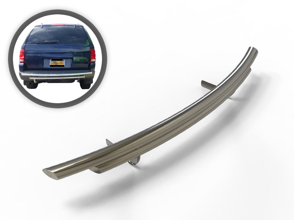 Vanguard Stainless Steel Rear Guards Rear Bumper Guards Bumper Guard for 2002-2010 ford explorer nan