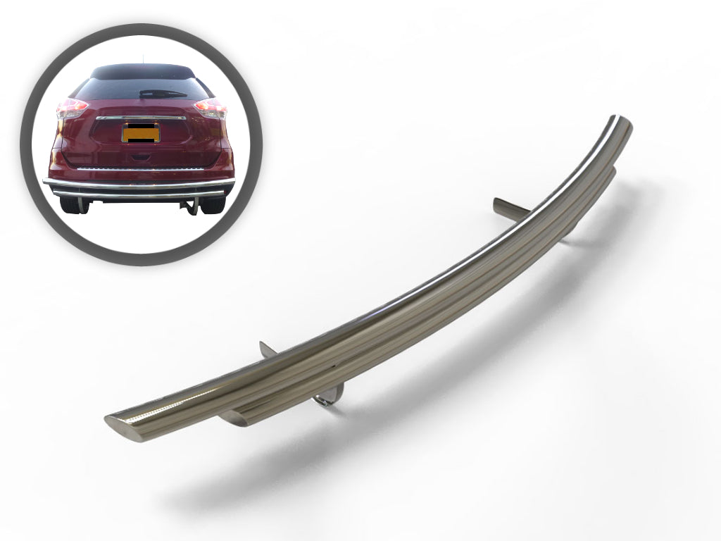 Vanguard Stainless Steel Rear Guards Rear Bumper Guards Bumper Guard for 2022-2024 mitsubishi outlander