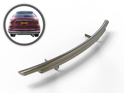 Vanguard Stainless Steel Rear Guards Rear Bumper Guards Bumper Guard for 2022-2024 mitsubishi outlander