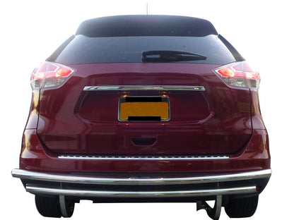Vanguard Stainless Steel Rear Guards Rear Bumper Guards Bumper Guard for 2021-2024 nissan rogue
