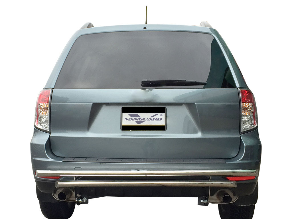 Vanguard Stainless Steel Rear Guards Rear Bumper Guards Bumper Guard for 2007-2013 subaru forester nan