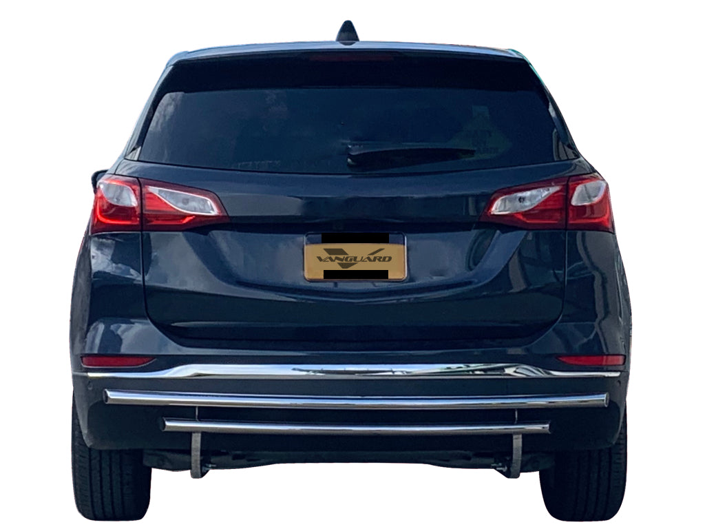Vanguard Stainless Steel Rear Guards Rear Bumper Guards Bumper Guard for 2018-2024 gmc terrain