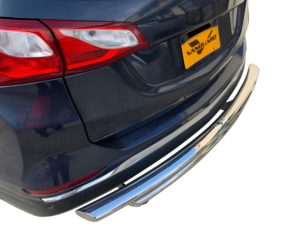 Vanguard Stainless Steel Rear Guards Rear Bumper Guards Bumper Guard for 2018-2024 gmc terrain