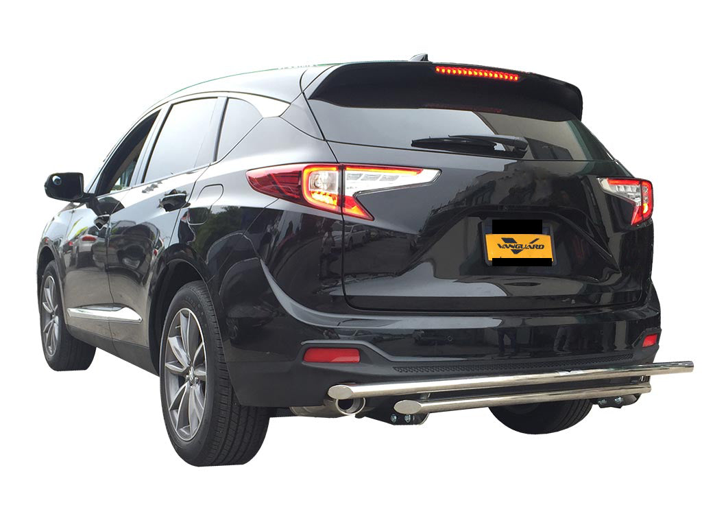 Vanguard Stainless Steel Rear Guards Rear Bumper Guards Bumper Guard for 2019-2024 acura rdx nan