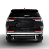 Vanguard Stainless Steel Rear Guards Rear Bumper Guards Bumper Guard for 2021-2024 jeep grand cherokee l
