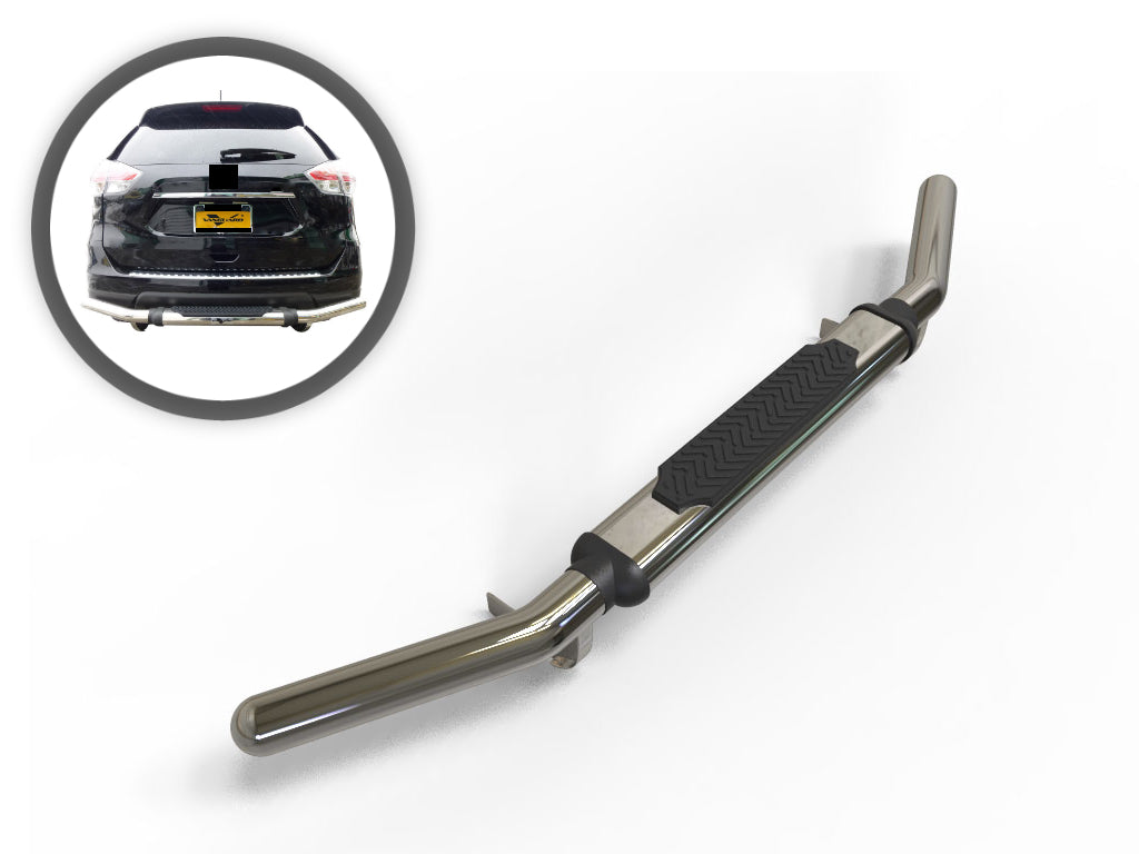 Vanguard Stainless Steel Rear Guards Rear Bumper Guards Bumper Guard for 2008-2020 nissan rogue nan