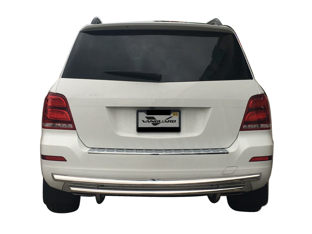 Vanguard Stainless Steel Rear Guards Rear Bumper Guards Bumper Guard for 2010-2013 mercedes-benz glk350 nan