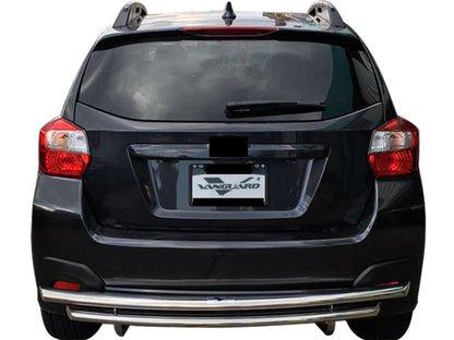 Vanguard Stainless Steel Rear Guards Rear Bumper Guards Bumper Guard for 2013-2015 subaru xv crosstrek nan