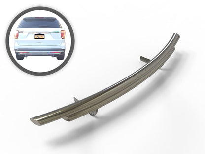 Vanguard Stainless Steel Rear Guards Rear Bumper Guards Bumper Guard for 2011-2019 ford explorer nan