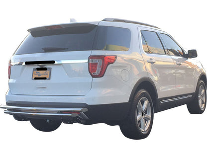 Vanguard Stainless Steel Rear Guards Rear Bumper Guards Bumper Guard for 2011-2019 ford explorer nan