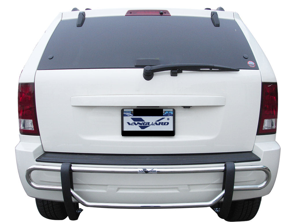 Vanguard Stainless Steel Rear Guards Rear Bumper Guards Bumper Guard for 2005-2010 jeep grand cherokee nan