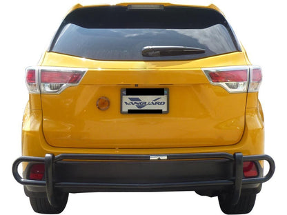 Vanguard Black Powdercoat Rear Guards Rear Bumper Guards Bumper Guard for 2010-2015 lexus rx350 nan