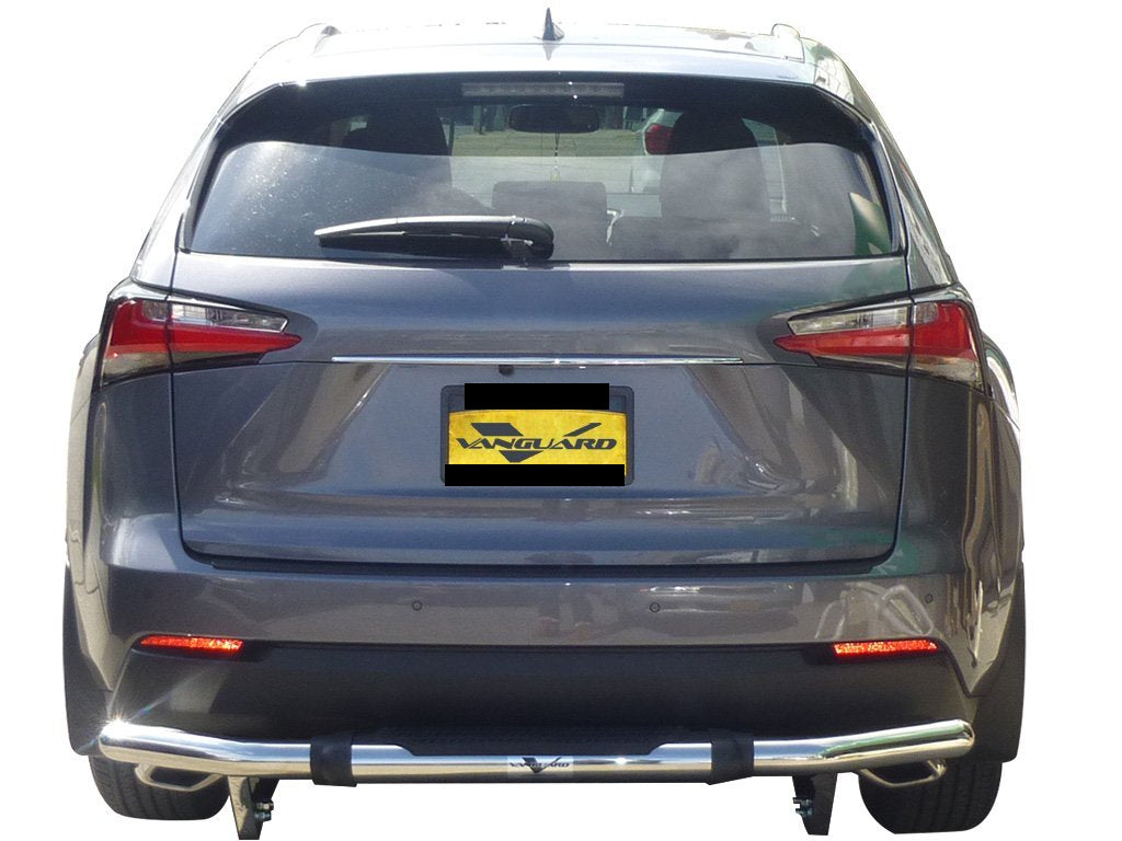 Vanguard Stainless Steel Rear Guards Rear Bumper Guards Bumper Guard for 2015-2017 lexus nx200t nan