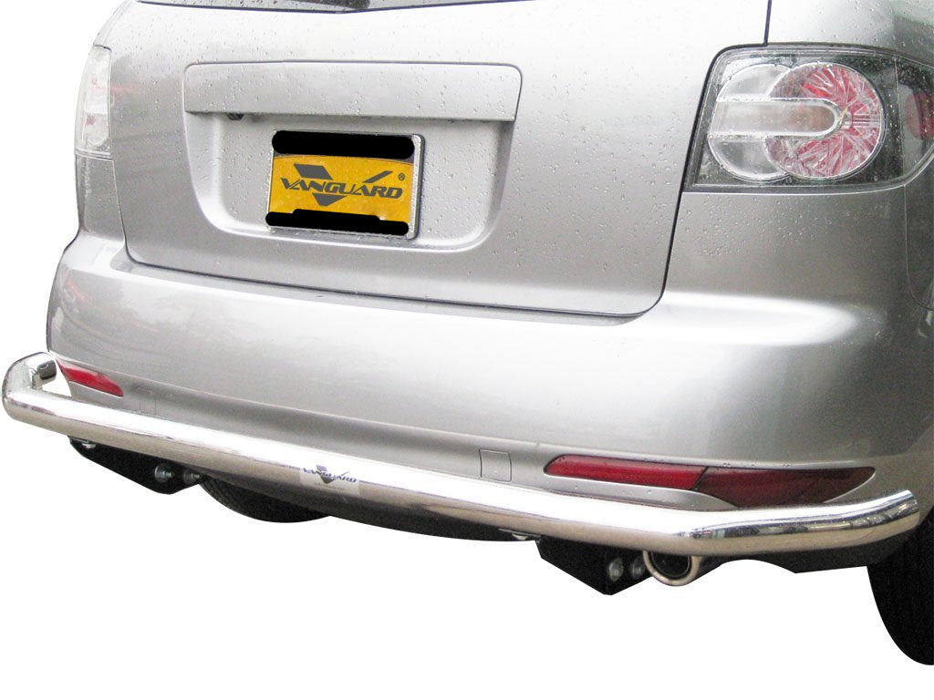 Vanguard Stainless Steel Rear Guards Rear Bumper Guards Bumper Guard for 2007-2012 mazda cx-7 nan