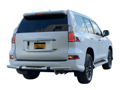 Vanguard Stainless Steel Rear Guards Rear Bumper Guards Bumper Guard for 2003-2009 lexus gx470 nan