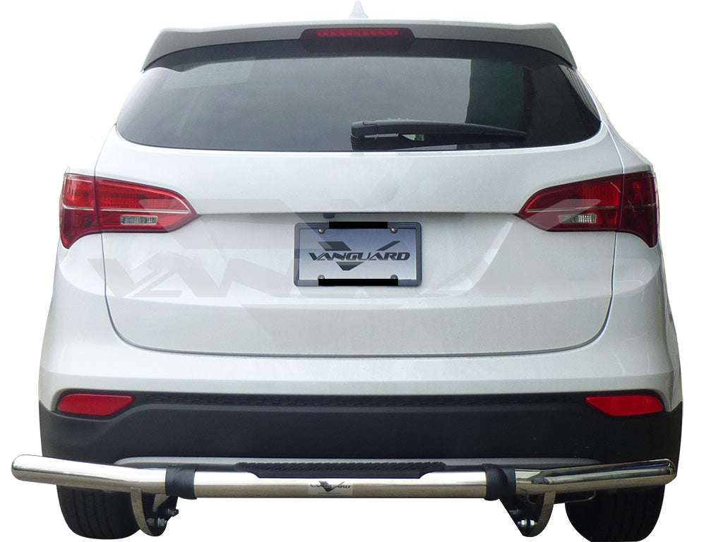 Vanguard Stainless Steel Rear Guards Rear Bumper Guards Bumper Guard for 2013-2018 hyundai santa fe nan