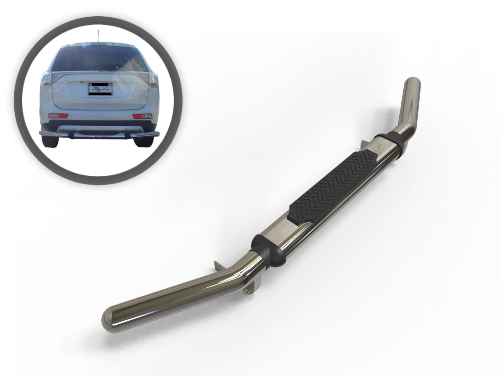 Vanguard Stainless Steel Rear Guards Rear Bumper Guards Bumper Guard for 2014-2021 mitsubishi outlander sport nan
