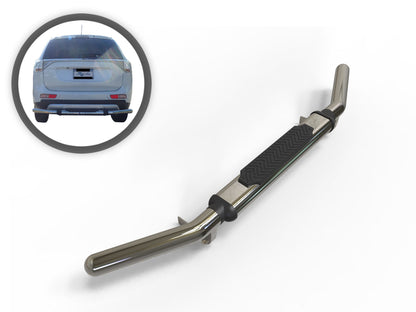 Vanguard Stainless Steel Rear Guards Rear Bumper Guards Bumper Guard for 2014-2021 mitsubishi outlander sport nan