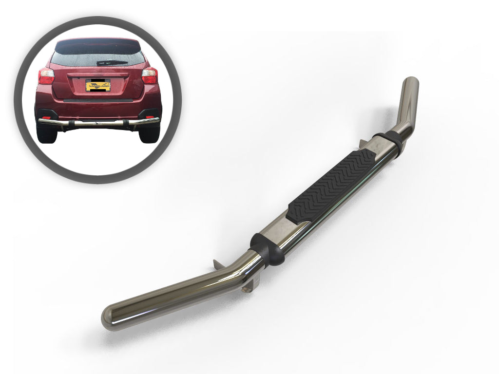 Vanguard Stainless Steel Rear Guards Rear Bumper Guards Bumper Guard for 2014-2018 subaru outback nan
