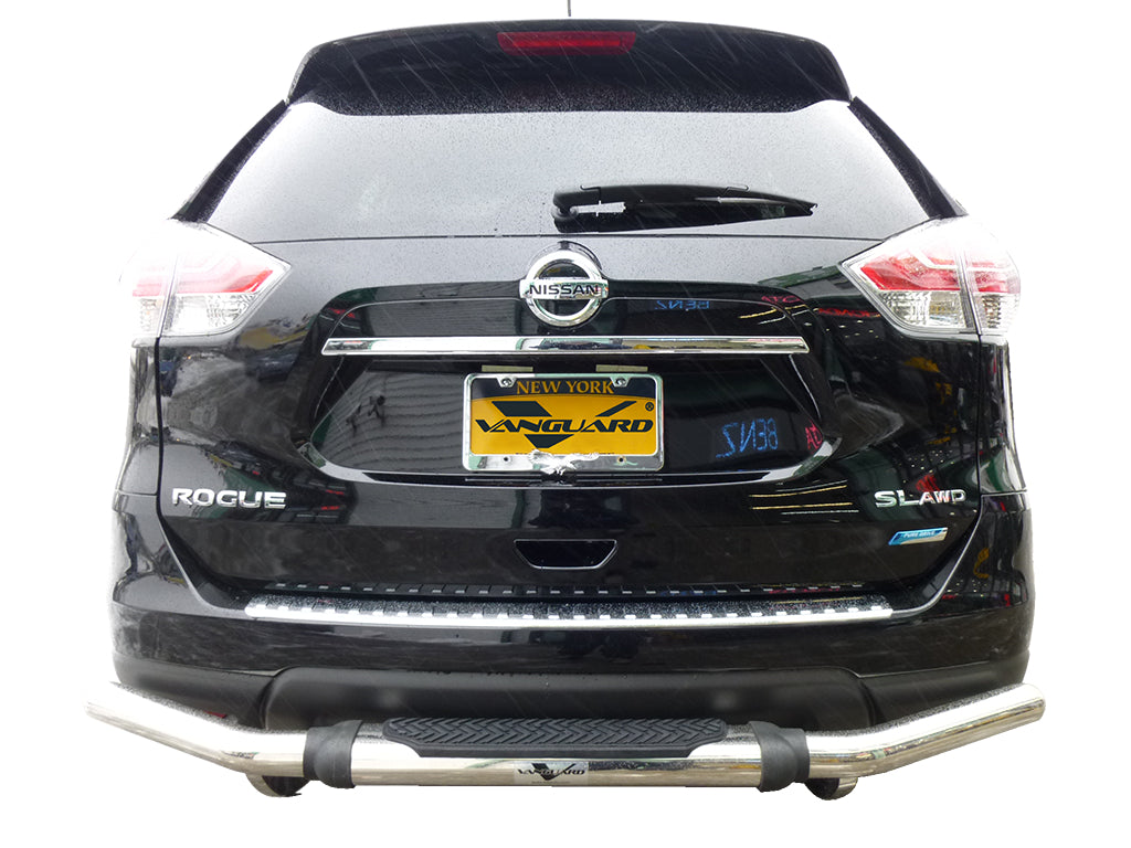 Vanguard Stainless Steel Rear Guards Rear Bumper Guards Bumper Guard for 2021-2024 nissan rogue