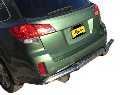 Vanguard Stainless Steel Rear Guards Rear Bumper Guards Bumper Guard for 2007-2013 subaru forester nan