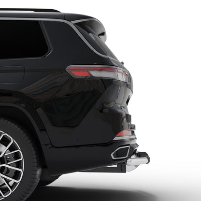 Vanguard Stainless Steel Rear Guards Rear Bumper Guards Bumper Guard for 2022-2024 jeep grand cherokee