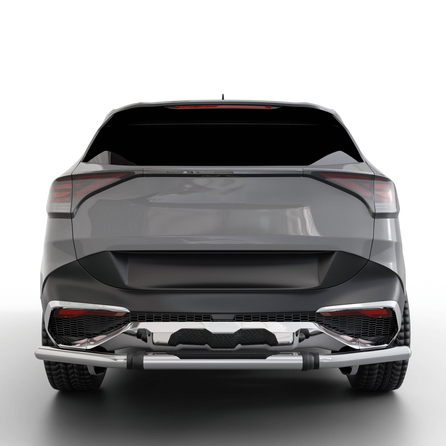 Vanguard Stainless Steel Rear Guards Rear Bumper Guards Bumper Guard for 2023-2025 kia sportage