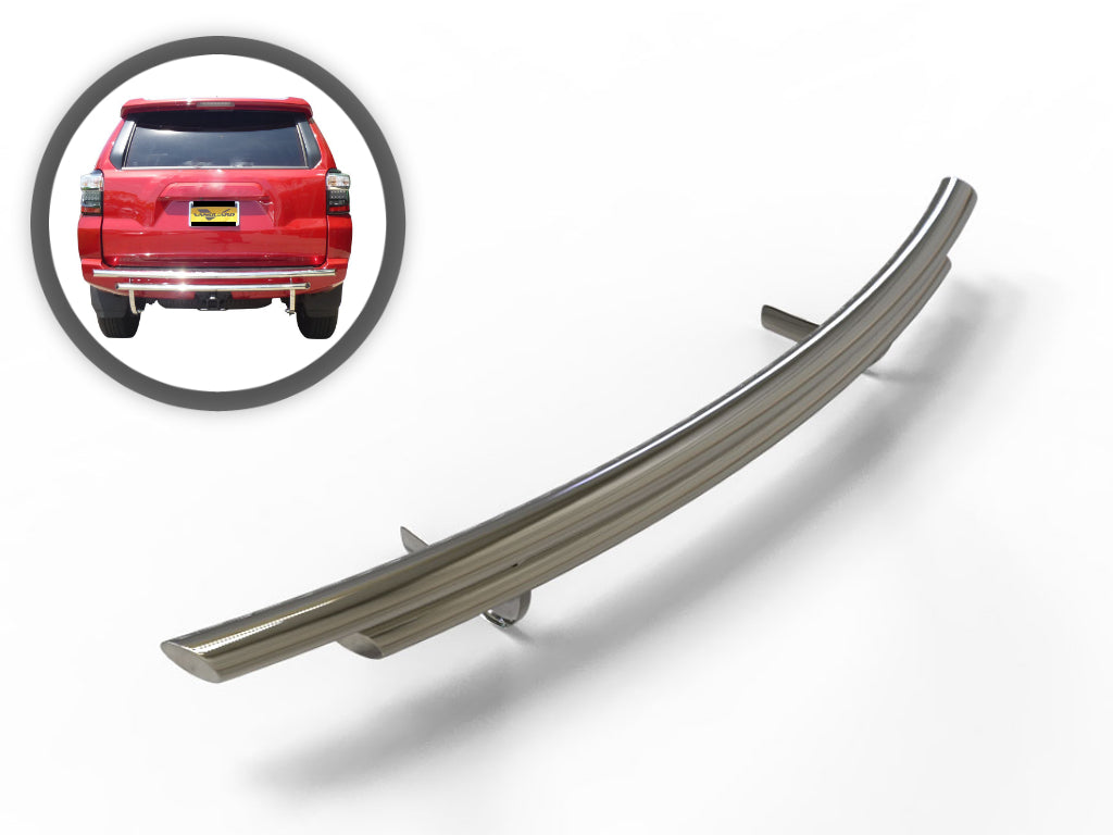 Vanguard Stainless Steel Rear Guards Rear Bumper Guards Bumper Guard for 2003-2009 lexus gx470 nan