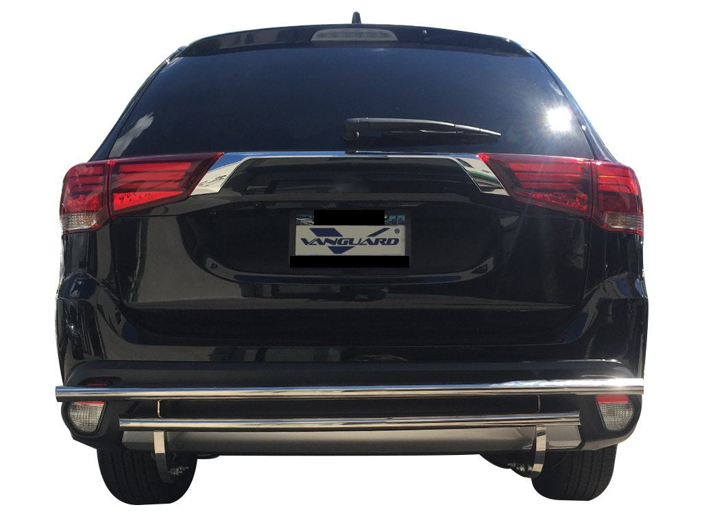 Vanguard Stainless Steel Rear Guards Rear Bumper Guards Bumper Guard for 2014-2020 mitsubishi outlander nan