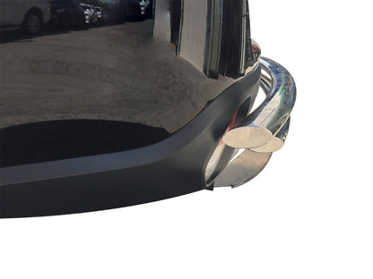 Vanguard Stainless Steel Rear Guards Rear Bumper Guards Bumper Guard for 2014-2020 mitsubishi outlander nan