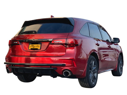 Vanguard Black Powdercoat Rear Guards Rear Bumper Guards Bumper Guard for 2013-2018 acura rdx nan