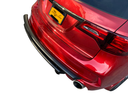 Vanguard Black Powdercoat Rear Guards Rear Bumper Guards Bumper Guard for 2013-2018 acura rdx nan