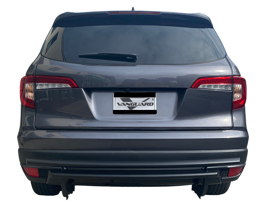 Vanguard Black Powdercoat Rear Guards Rear Bumper Guards Bumper Guard for 2016-2022 honda pilot nan