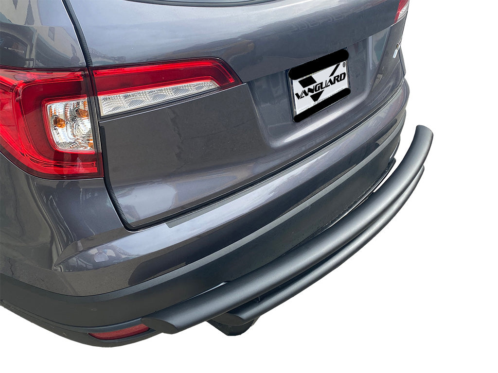 Vanguard Black Powdercoat Rear Guards Rear Bumper Guards Bumper Guard for 2016-2022 honda pilot nan