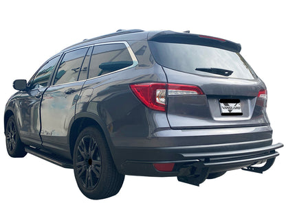 Vanguard Black Powdercoat Rear Guards Rear Bumper Guards Bumper Guard for 2016-2022 honda pilot nan