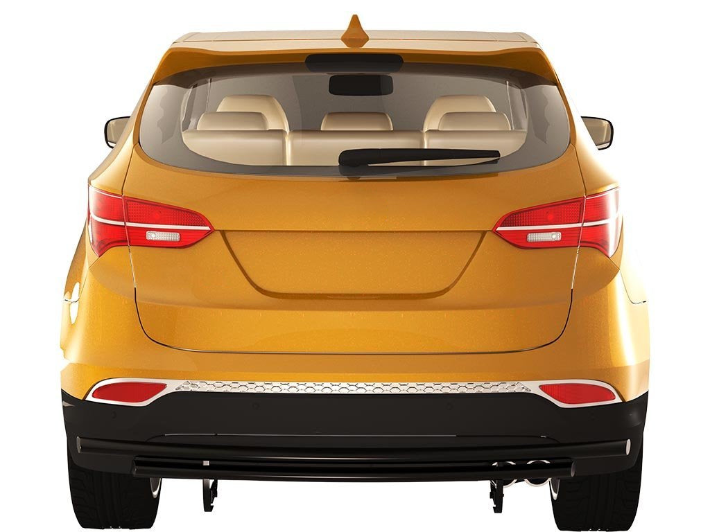 Vanguard Black Powdercoat Rear Guards Rear Bumper Guards Bumper Guard for 2017-2024 jeep compass