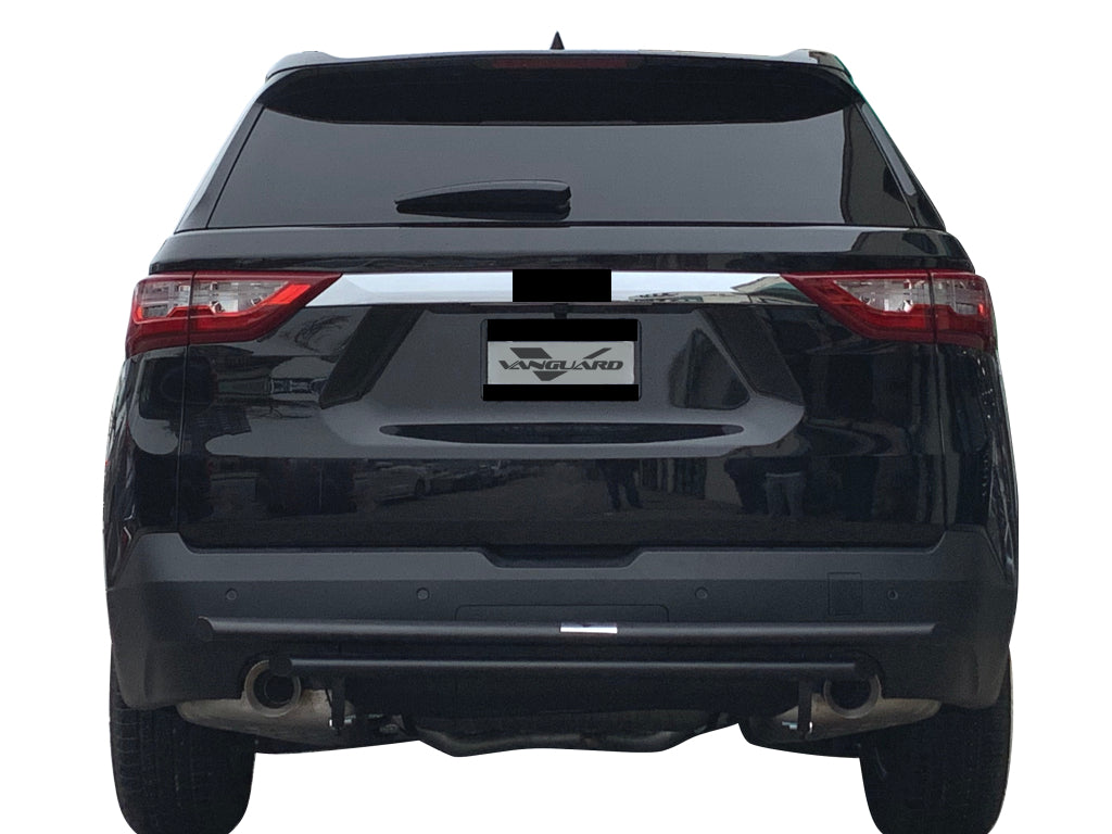Vanguard Black Powdercoat Rear Guards Rear Bumper Guards Bumper Guard for 2017-2024 gmc acadia