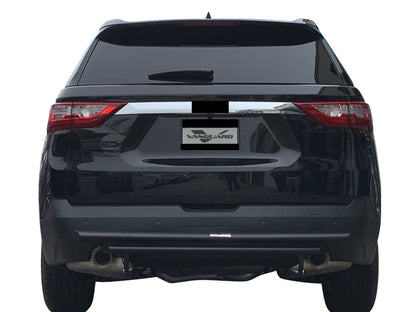 Vanguard Black Powdercoat Rear Guards Rear Bumper Guards Bumper Guard for 2017-2024 gmc acadia