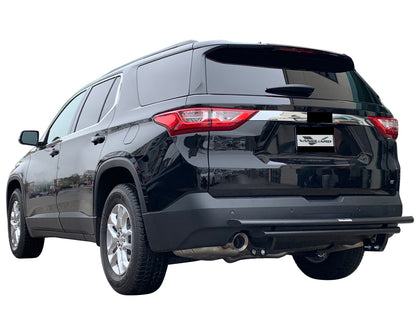 Vanguard Black Powdercoat Rear Guards Rear Bumper Guards Bumper Guard for 2017-2024 gmc acadia
