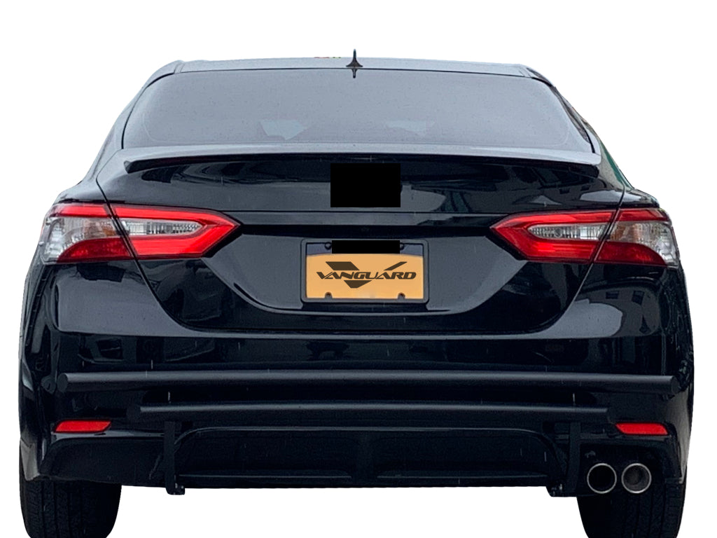 Vanguard Black Powdercoat Rear Guards Rear Bumper Guards Bumper Guard for 2012-2017 toyota camry nan