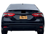 Vanguard Black Powdercoat Rear Guards Rear Bumper Guards Bumper Guard for 2012-2017 toyota camry nan
