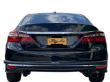 Vanguard Black Powdercoat Rear Guards Rear Bumper Guards Bumper Guard for 2013-2017 honda accord nan