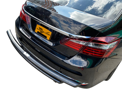 Vanguard Black Powdercoat Rear Guards Rear Bumper Guards Bumper Guard for 2013-2017 honda accord nan