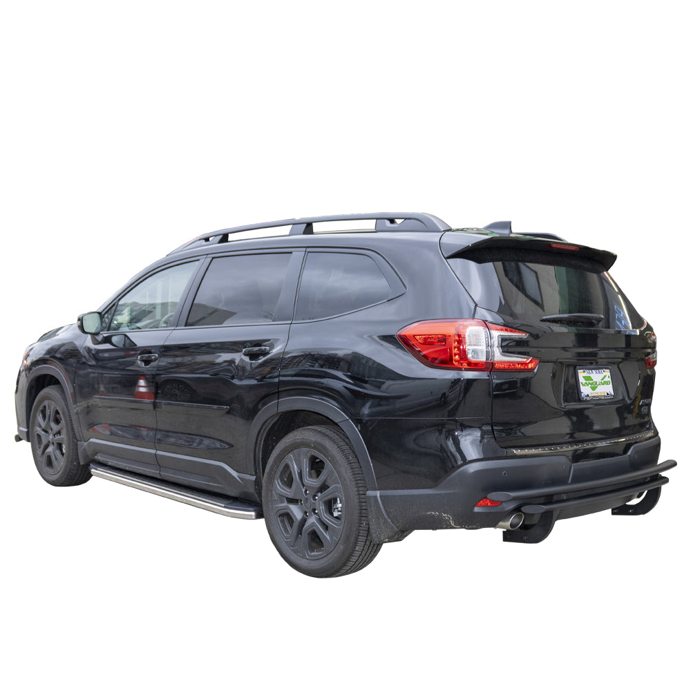 Vanguard Black Powdercoat Rear Guards Rear Bumper Guards Bumper Guard for 2019-2024 subaru ascent nan
